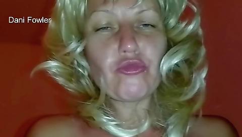 Blonde mature chick takes huge cock and gets creampied