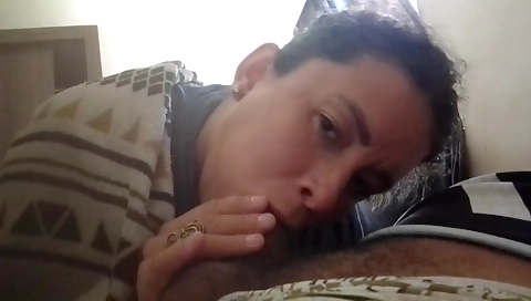 Amateur ebony teen with a hairy pussy rides her boyfriend