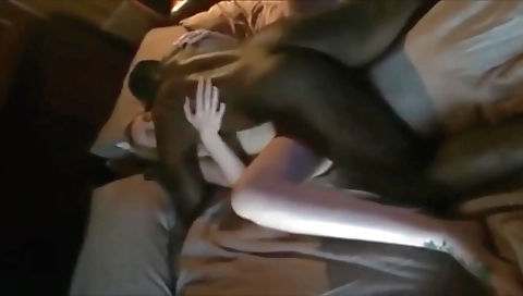 Blonde with a big cock and deep throat gets fucked