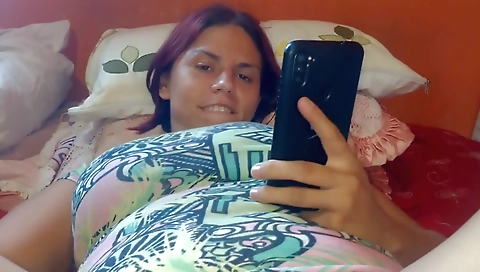 Busty redhead anal & deepthroat pov with black ass