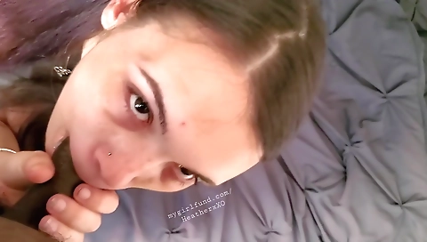 Hot interracial fuck - amateur brunette with big ass