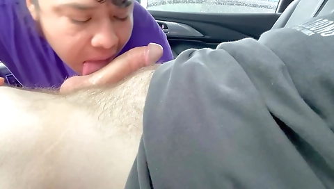 Latina amateur milf in a white dress makes love with a stud