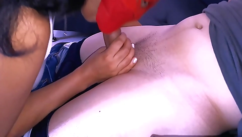 Slutty black teen with a tight pussy is having a wild fucking