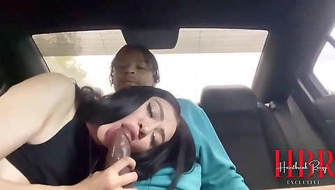 Petite brunette with a big ass in a skirt is fucked