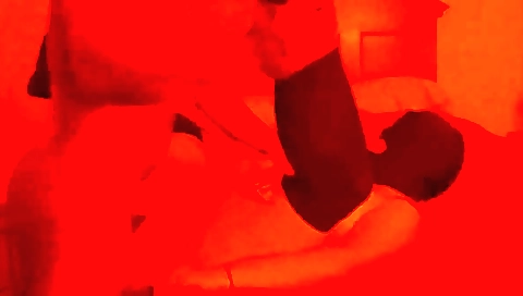 Busty black hottie rides her BBW in front of her black dude