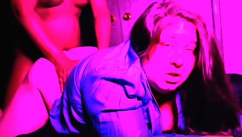 Fat busty brunette with a huge booty fucks a big dick