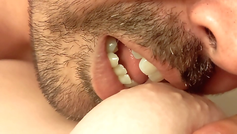 Chicks with big natural tits are pounded in an interracial vid