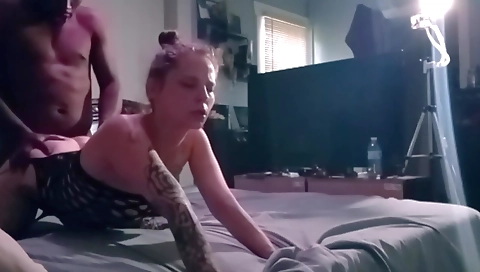 Brunette brunette caught on webcam and fucked on webcam