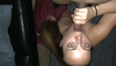 Amateur interracial sex video showing a brunette 18+