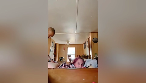 Milf gets deep throating as big cock riding in amateur sex clip